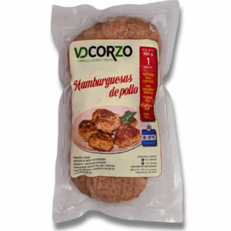 Hamburguesas de pollo 5u (100g/unidad)